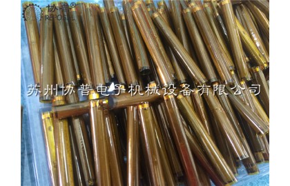 圆条状产品包胶带机