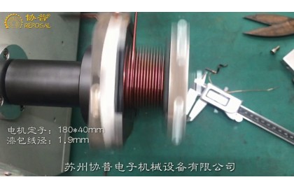 Stator coil winding machine